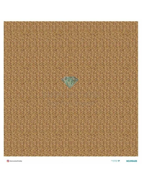 M5405 Diamond Metrelik Büyük Boy Pirinç Dekopaj Kağıdı 90x90cm