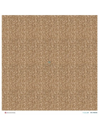 M5406 Diamond Metrelik Büyük Boy Pirinç Dekopaj Kağıdı 90x90cm