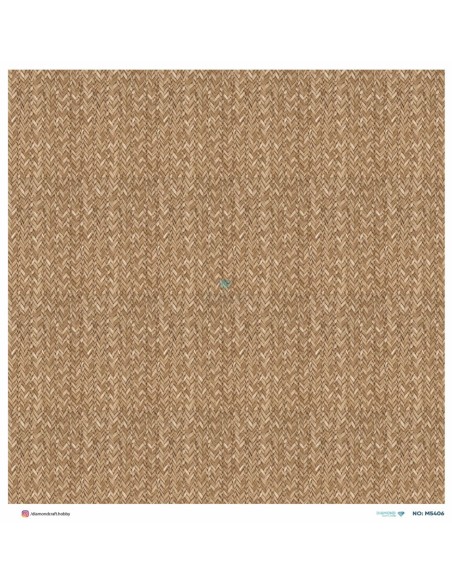 M5406 Diamond Metrelik Büyük Boy Pirinç Dekopaj Kağıdı 90x90cm