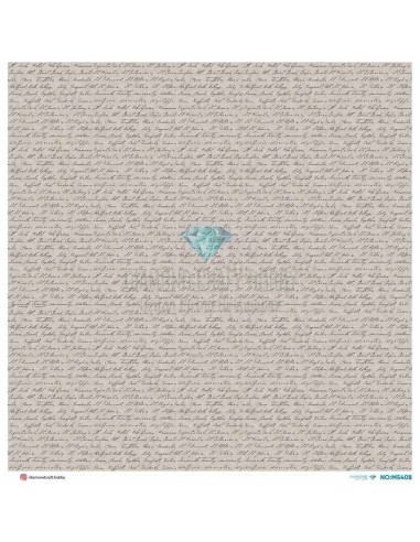 M5408 Diamond Metrelik Büyük Boy Pirinç Dekopaj Kağıdı 90x90cm