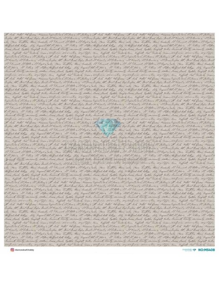 M5408 Diamond Metrelik Büyük Boy Pirinç Dekopaj Kağıdı 90x90cm
