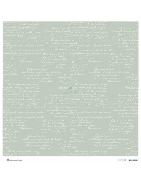 M5409 Diamond Metrelik Büyük Boy Pirinç Dekopaj Kağıdı 90x90cm
