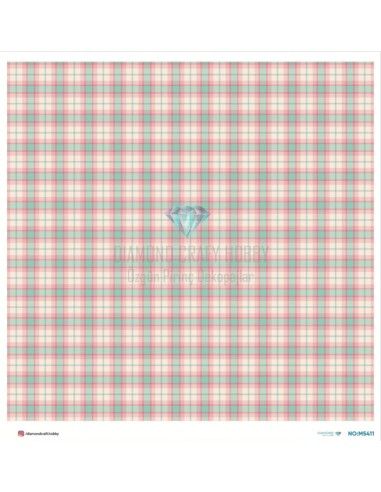 M5411 Diamond Metrelik Büyük Boy Pirinç Dekopaj Kağıdı 90x90cm
