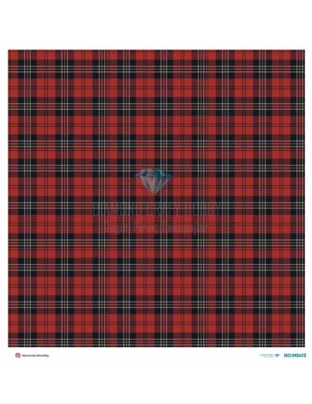 M5413 Diamond Metrelik Büyük Boy Pirinç Dekopaj Kağıdı 90x90cm