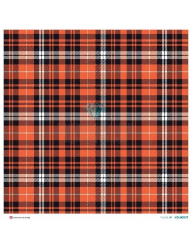 M5417 Diamond Metrelik Büyük Boy Pirinç Dekopaj Kağıdı 90x90cm