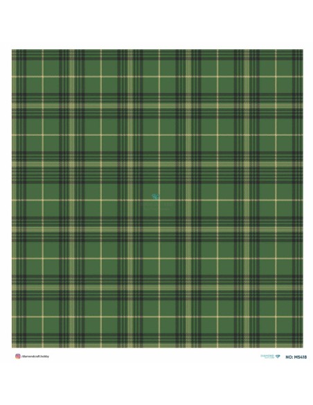 M5418 Diamond Metrelik Büyük Boy Pirinç Dekopaj Kağıdı 90x90cm