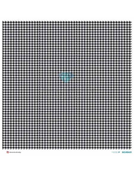 M5419 Diamond Metrelik Büyük Boy Pirinç Dekopaj Kağıdı 90x90cm