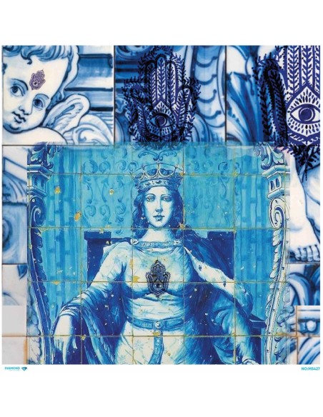 M5427 Diamond Metrelik Büyük Boy Pirinç Dekopaj Kağıdı 90x90cm