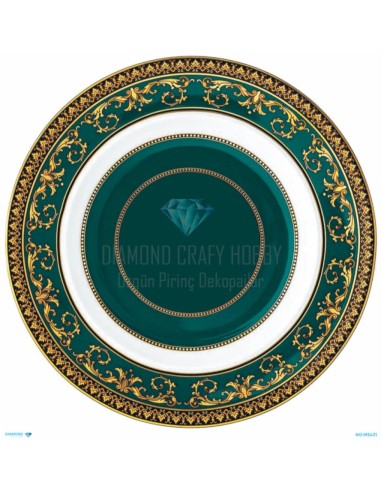 M5431 Diamond Metrelik Büyük Boy Pirinç Dekopaj Kağıdı 90x90cm