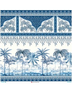 M5445 Diamond Metrelik Büyük Boy Pirinç Dekopaj Kağıdı 90x90cm