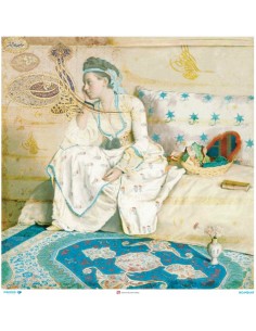 M5449 Diamond Metrelik Büyük Boy Pirinç Dekopaj Kağıdı 90x90cm