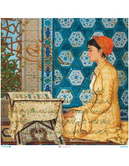 M5452 Diamond Metrelik Büyük Boy Pirinç Dekopaj Kağıdı 90x90cm
