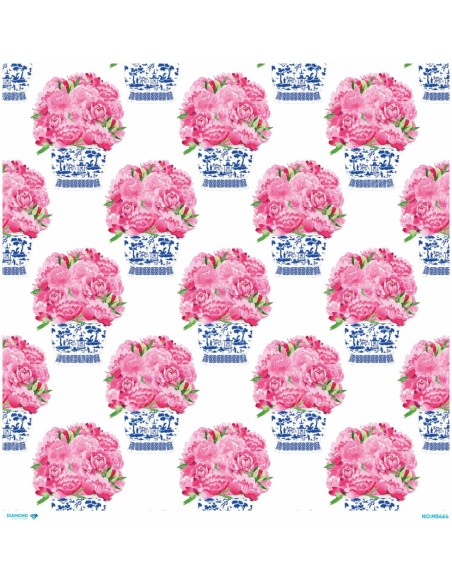 M5464 Diamond Metrelik Büyük Boy Pirinç Dekopaj Kağıdı 90x90cm