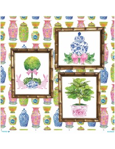 M5465 Diamond Metrelik Büyük Boy Pirinç Dekopaj Kağıdı 90x90cm