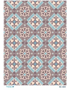 2829 Diamond Pirinç Dekopaj Kağıdı 30x42cm