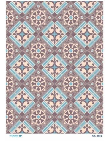2829 Diamond Pirinç Dekopaj Kağıdı 30x42cm