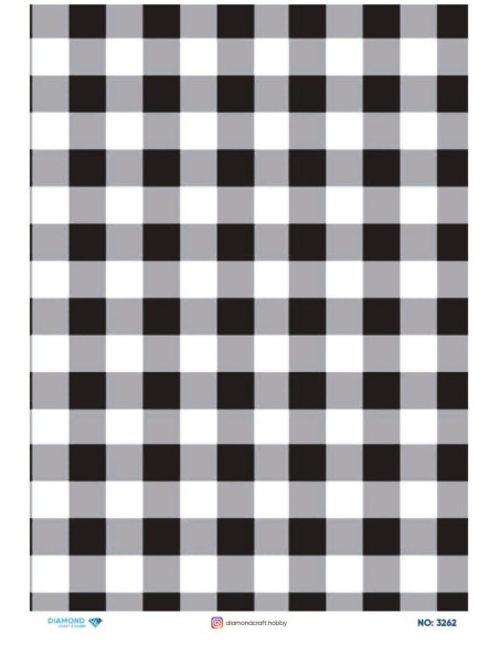 3262 Diamond Pirinç Dekopaj Kağıdı 30x42cm