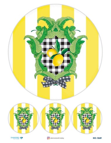 3269 Diamond Pirinç Dekopaj Kağıdı 30x42cm