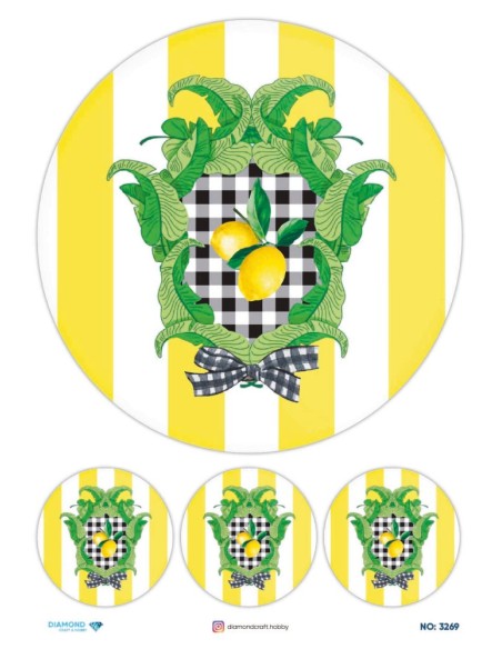 3269 Diamond Pirinç Dekopaj Kağıdı 30x42cm