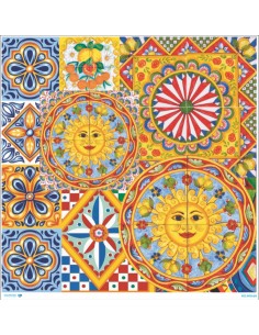 M5468 Diamond Metrelik Büyük Boy Pirinç Dekopaj Kağıdı 90x90cm