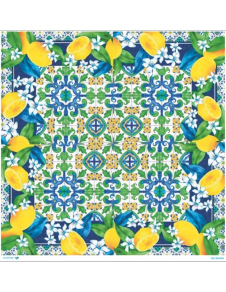 M5474 Diamond Metrelik Büyük Boy Pirinç Dekopaj Kağıdı 90x90cm