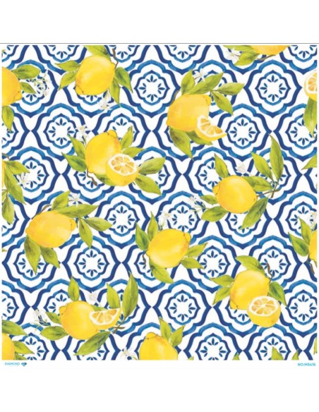 M5476 Diamond Metrelik Büyük Boy Pirinç Dekopaj Kağıdı 90x90cm