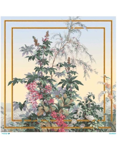 M5549 Diamond Metrelik Büyük Boy Pirinç Dekopaj Kağıdı 90x90cm