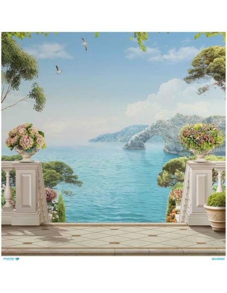 M5557 Diamond Metrelik Büyük Boy Pirinç Dekopaj Kağıdı 90x90cm