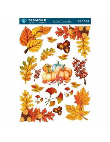 Diamond Sulu Transfer Kağıdı SL0001 25x35cm - Sonbahar
