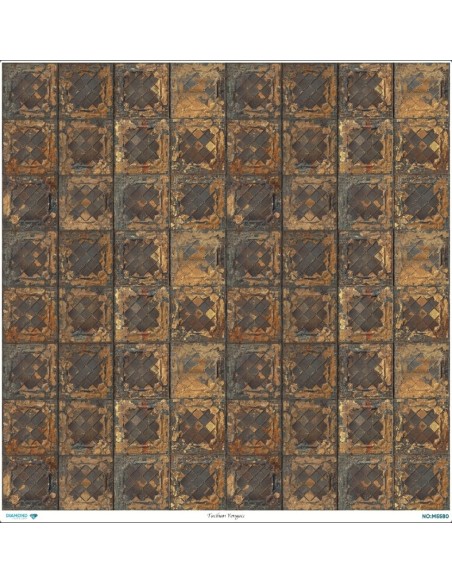 M5580 Diamond Metrelik Büyük Boy Pirinç Dekopaj Kağıdı 90x90cm