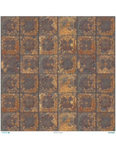 M5581 Diamond Metrelik Büyük Boy Pirinç Dekopaj Kağıdı 90x90cm