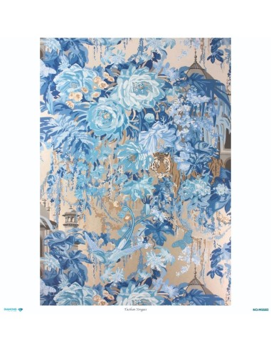 M5583 Diamond Metrelik Büyük Boy Pirinç Dekopaj Kağıdı 90x90cm