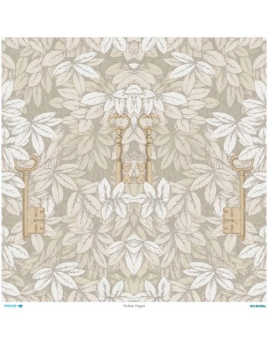M5584 Diamond Metrelik Büyük Boy Pirinç Dekopaj Kağıdı 90x90cm