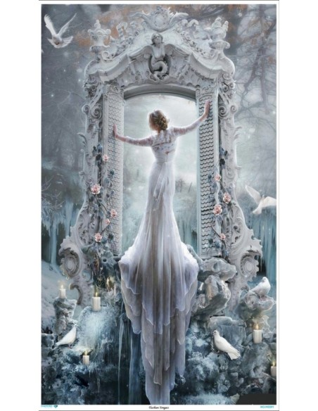 M5591 Diamond Metrelik Büyük Boy Pirinç Dekopaj Kağıdı 90x155cm