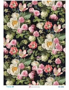 3296 Diamond Pirinç Dekopaj Kağıdı 30x42cm