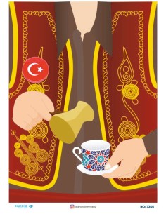 3305 Diamond Pirinç Dekopaj Kağıdı 30x42cm