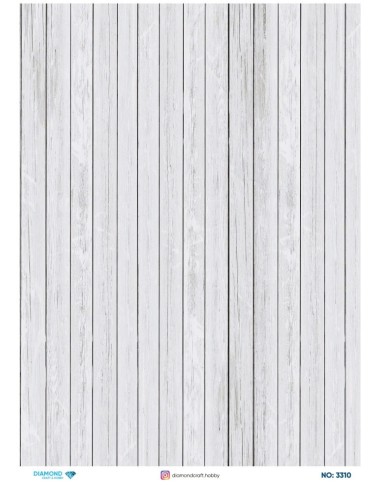 3310 Diamond Pirinç Dekopaj Kağıdı 30x42cm