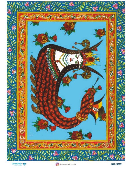 3319 Diamond Pirinç Dekopaj Kağıdı 30x42cm