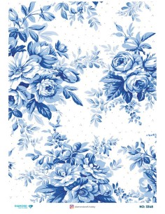3348 Diamond Pirinç Dekopaj Kağıdı 30x42cm