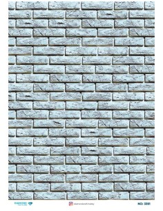 3351 Diamond Pirinç Dekopaj Kağıdı 30x42cm