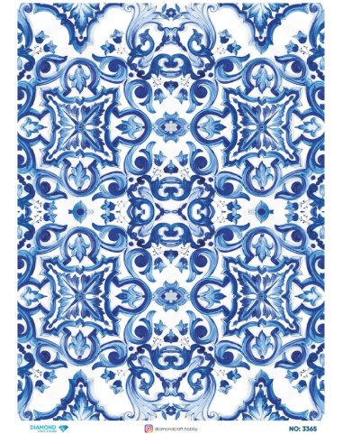 3365 Diamond Pirinç Dekopaj Kağıdı 30x42cm