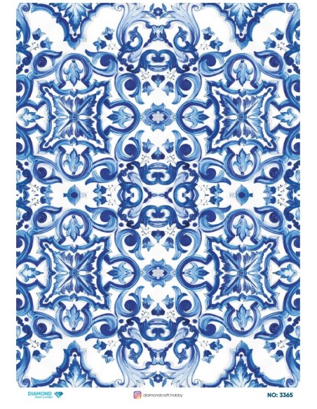3365 Diamond Pirinç Dekopaj Kağıdı 30x42cm
