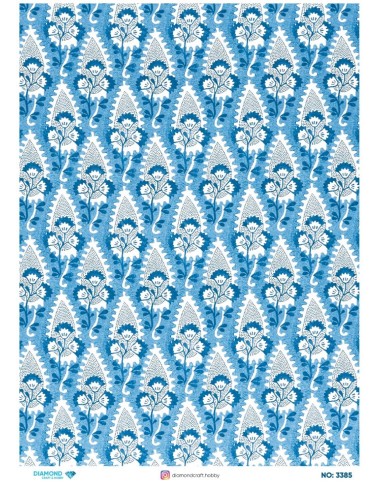 3385 Diamond Pirinç Dekopaj Kağıdı 30x42cm