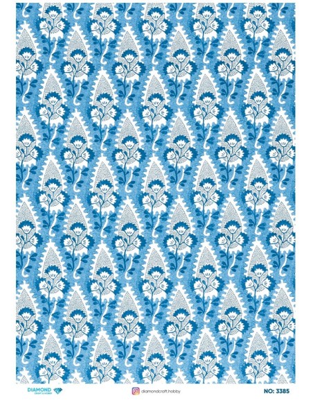 3385 Diamond Pirinç Dekopaj Kağıdı 30x42cm