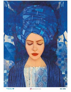 3396 Diamond Pirinç Dekopaj Kağıdı 30x42cm