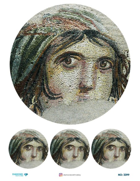 3399 Diamond Pirinç Dekopaj Kağıdı 30x42cm