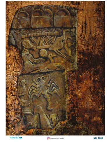 3408 Diamond Pirinç Dekopaj Kağıdı 30x42cm