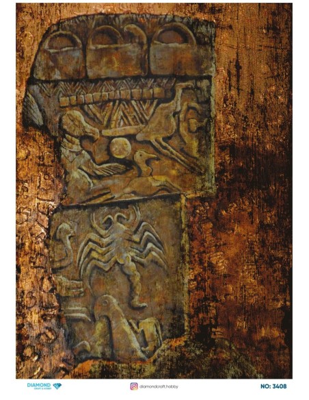 3408 Diamond Pirinç Dekopaj Kağıdı 30x42cm
