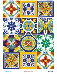 3418 Diamond Pirinç Dekopaj Kağıdı 30x42cm