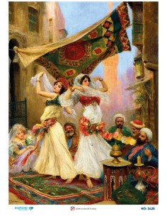 3425 Diamond Pirinç Dekopaj Kağıdı 30x42cm